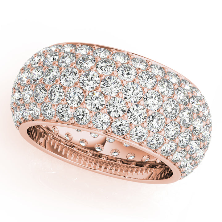 Pave Diamond Wedding Ring