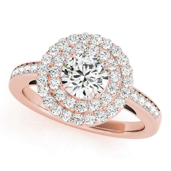 Halo Diamond Engagement Ring