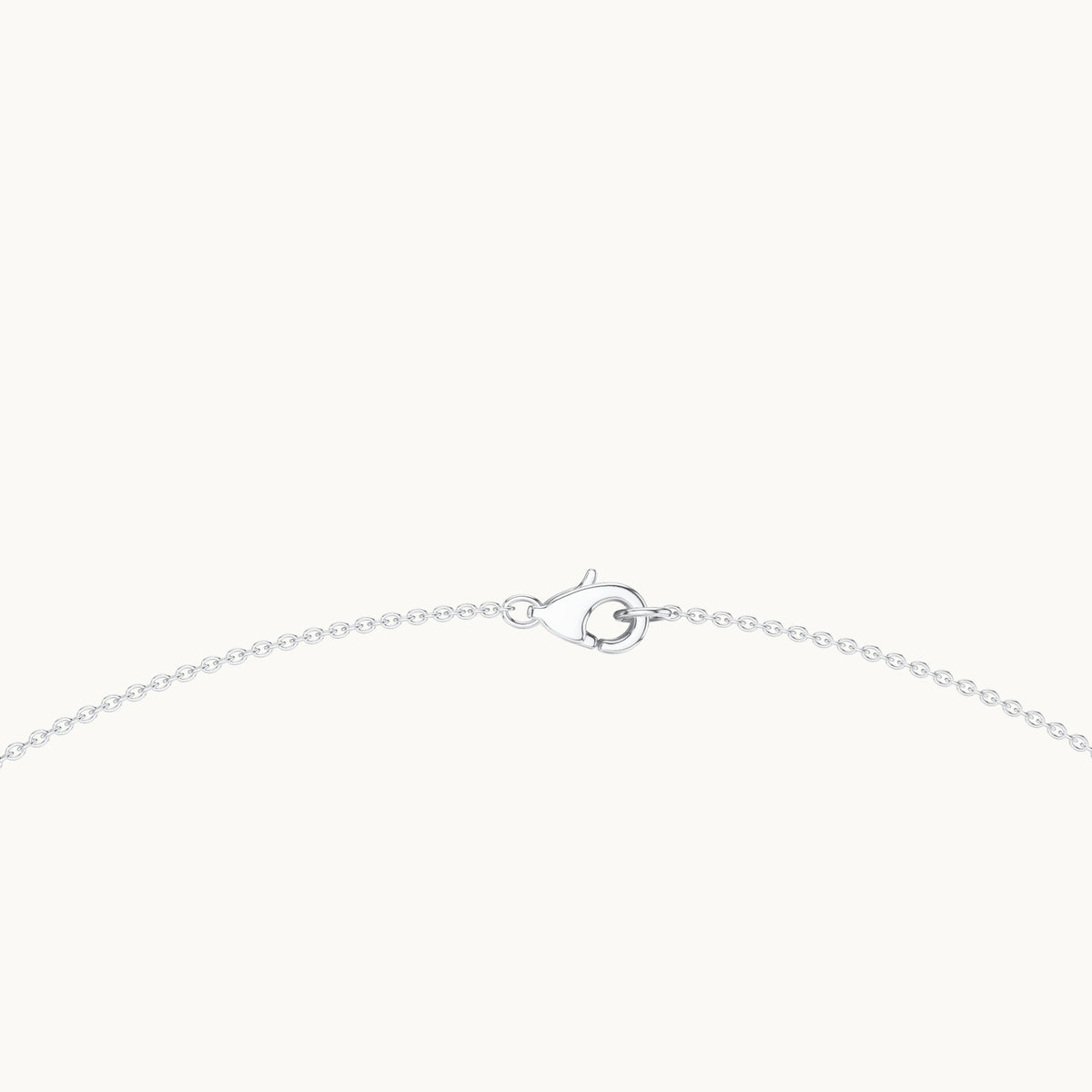 Pear and round lab-grown diamond pear fringe necklace in white gold, 6.35 CT TW, view 4