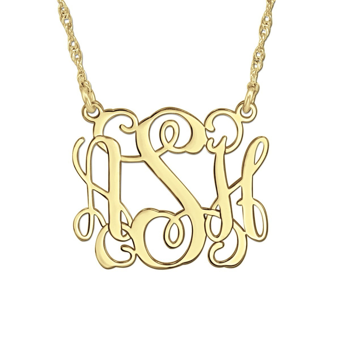 14K Yellow Gold Personalized Fashion Pendant