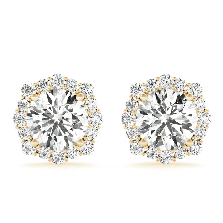 Halo Diamond Earring