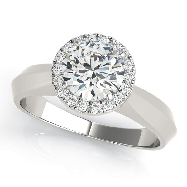 Halo Diamond Engagement Ring