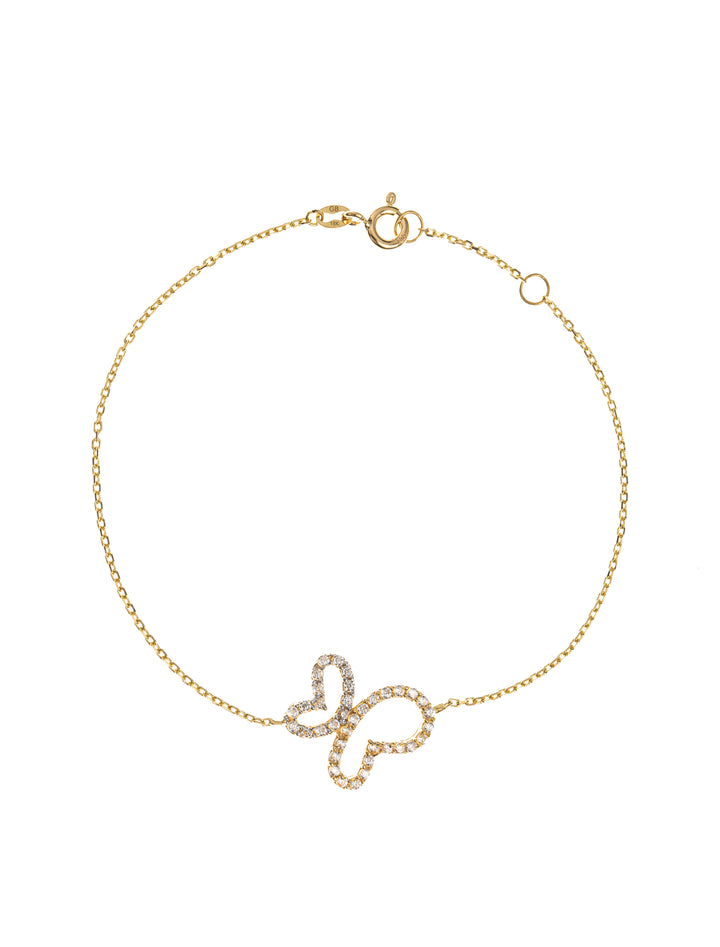 18K GOLD PAPILLON BRACELET