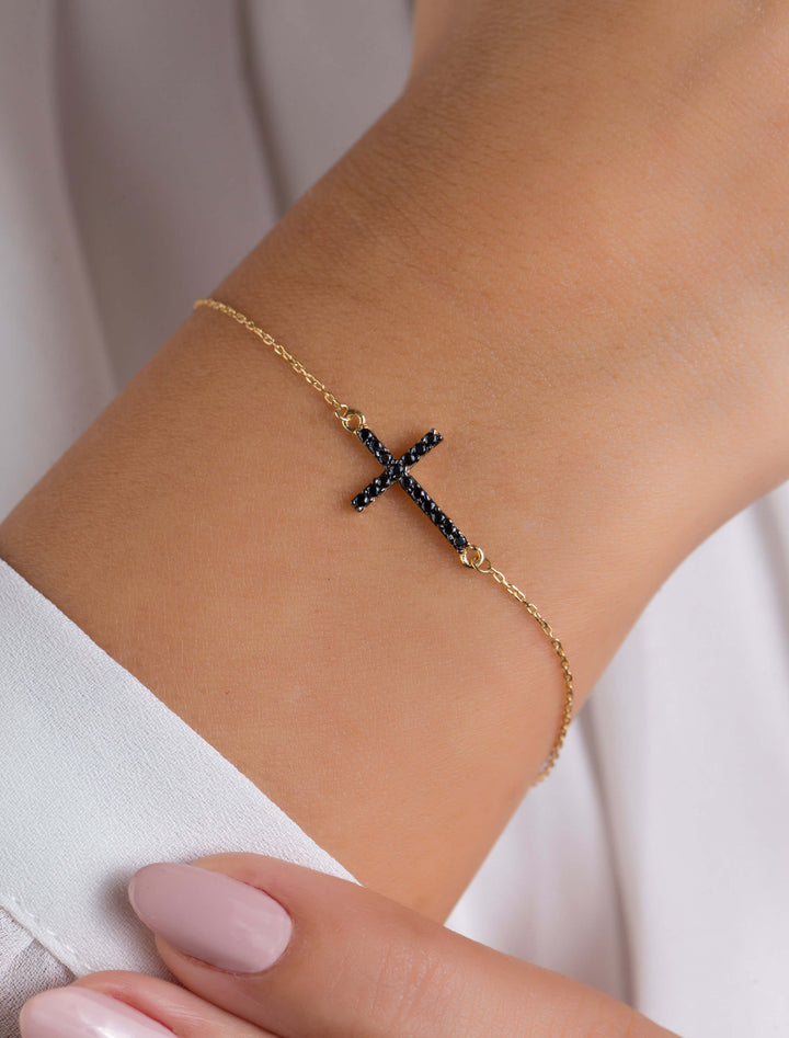 18K GOLD ULTIMATE CROSS BRACELET