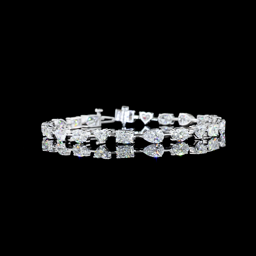 14K WHITE GOLDStation Necklace