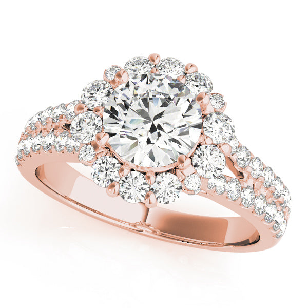 Halo Diamond Engagement Ring