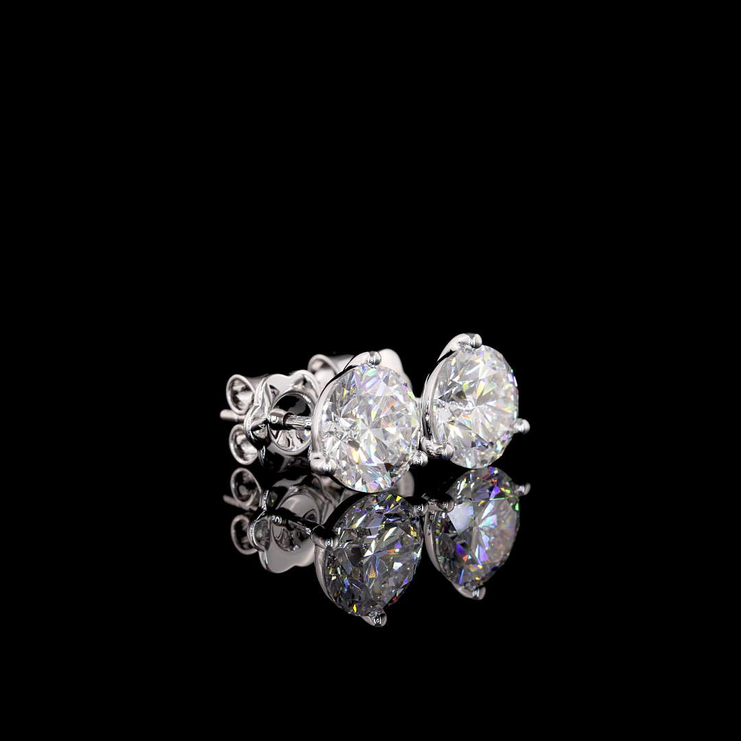 14K WHITE GOLDMartini Earrings