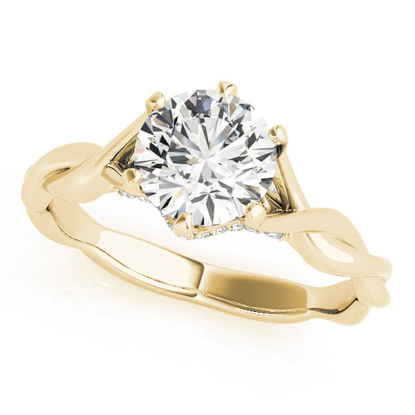 Solitaire Diamond Engagement Ring