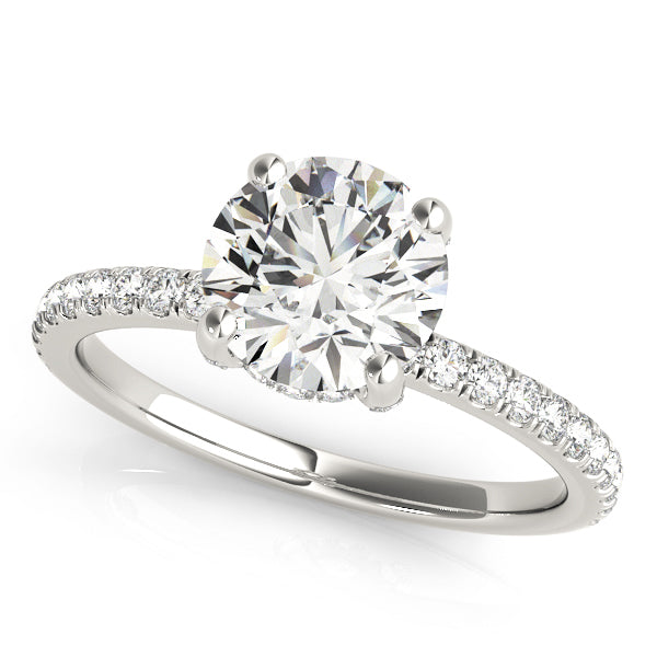 Halo Diamond Engagement Ring