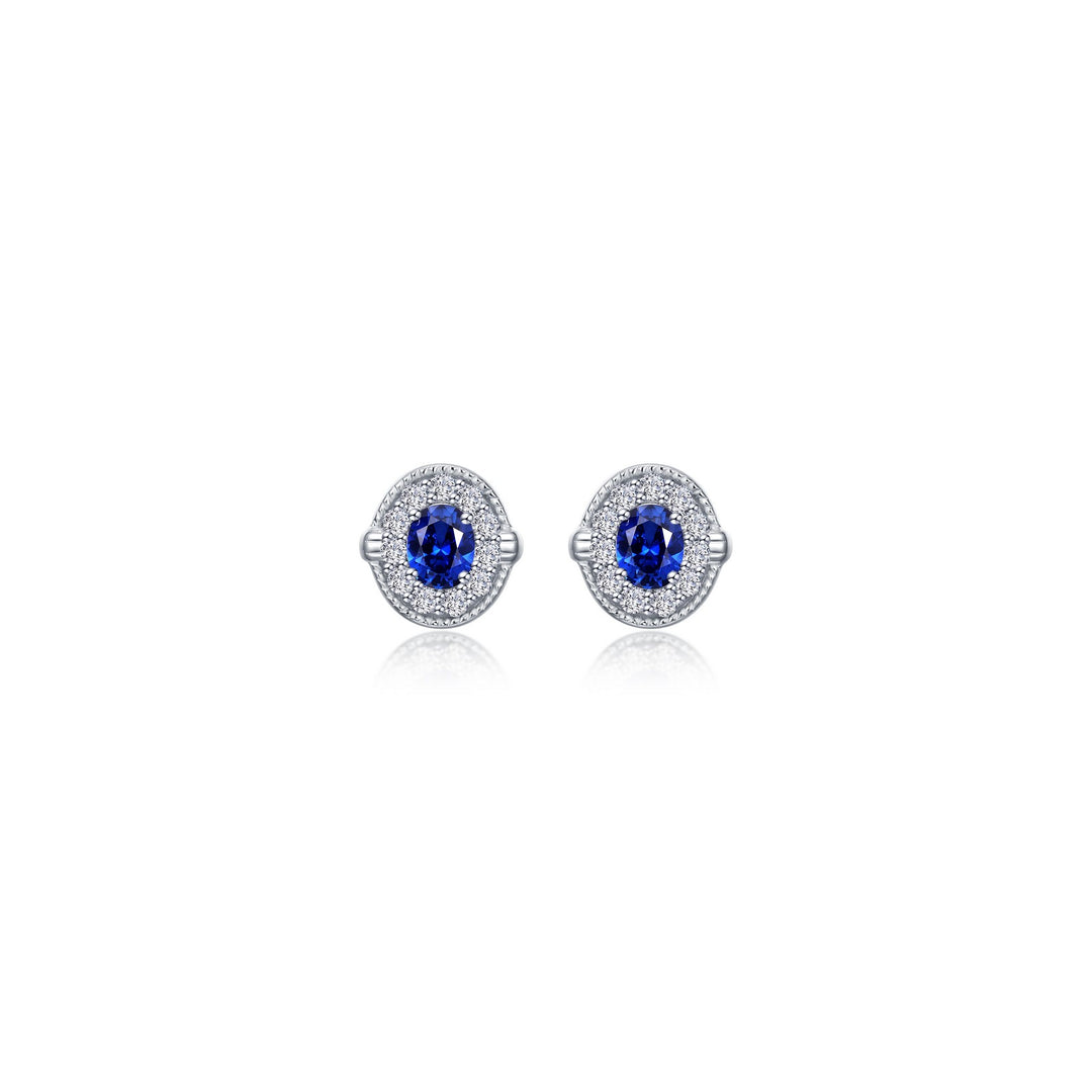 0.52 CTW Halo Stud Earrings