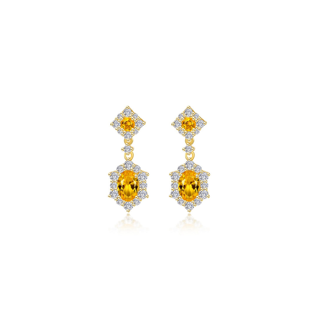 2.7 CTW Oval Halo STUDS Earrings