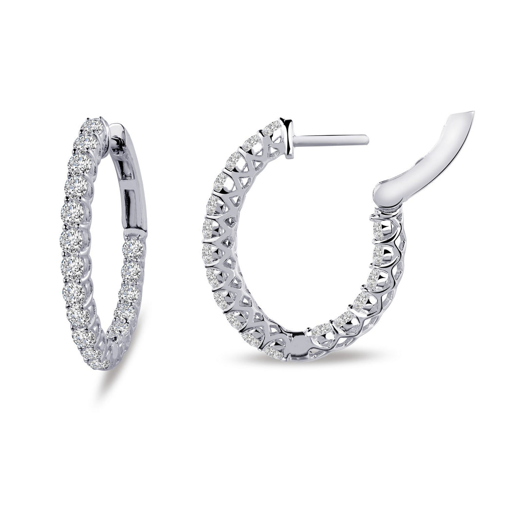 16mm x 20mm Oval Hoop Earrings