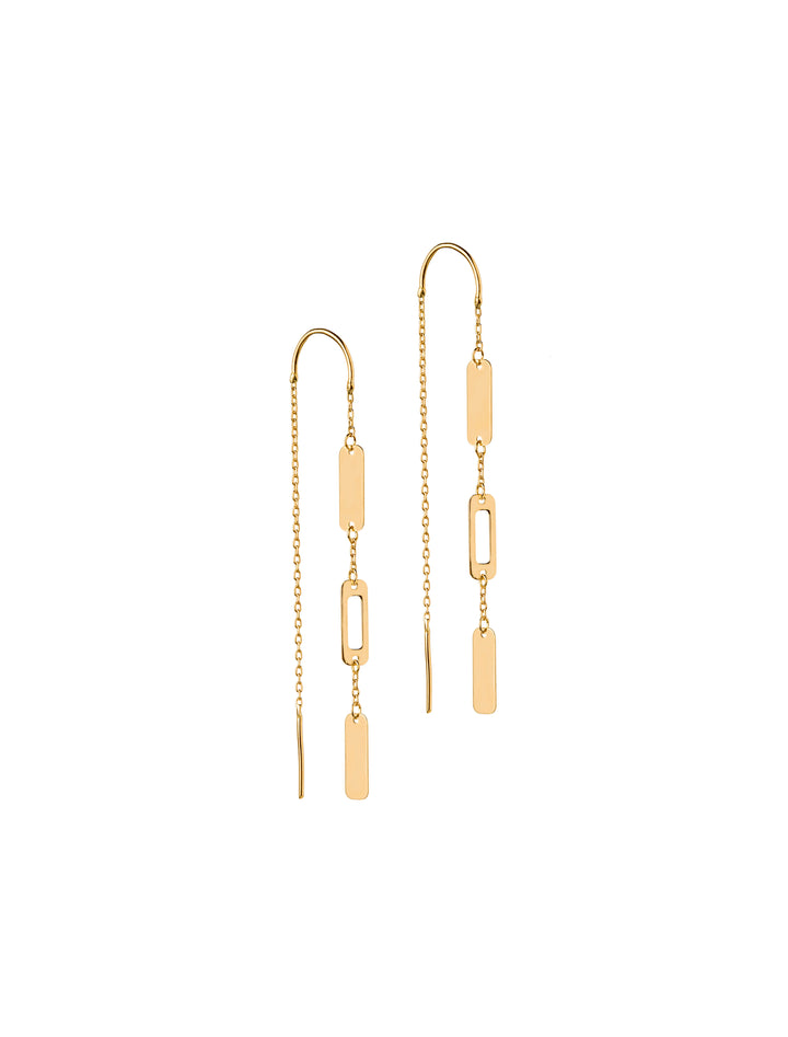 18K GOLD DREAMY RECTANGLES EARRINGS