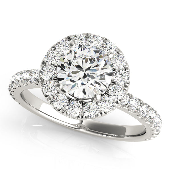 Halo Diamond Engagement Ring