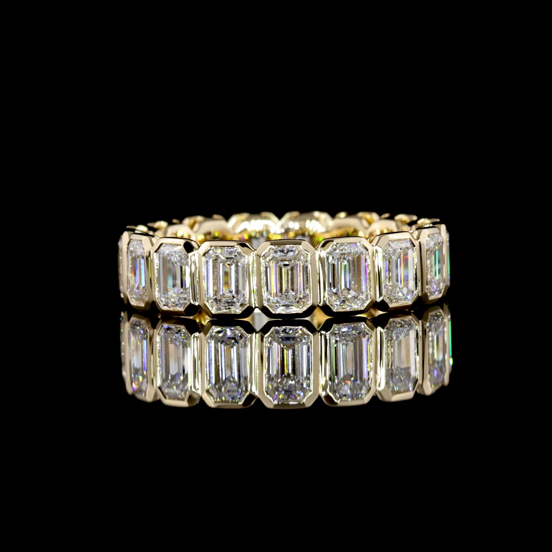 14K YELLOW GOLDEternity Band Ring