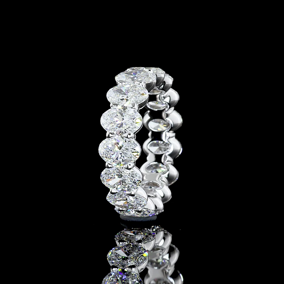 18K WHITE GOLDEternity Band Ring