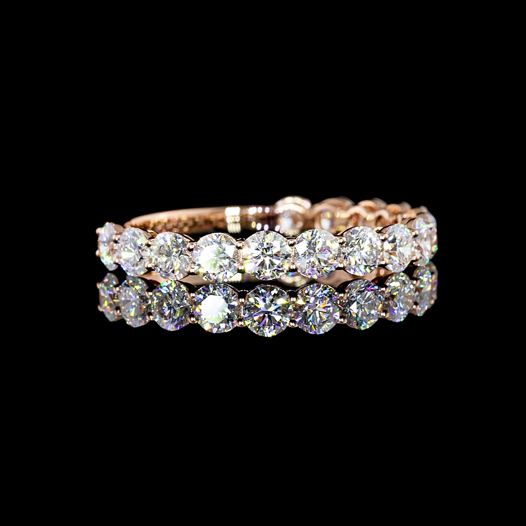 14K ROSE GOLDEternity Band Ring