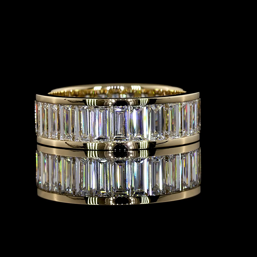 14K YELLOW GOLDEternity Band Ring