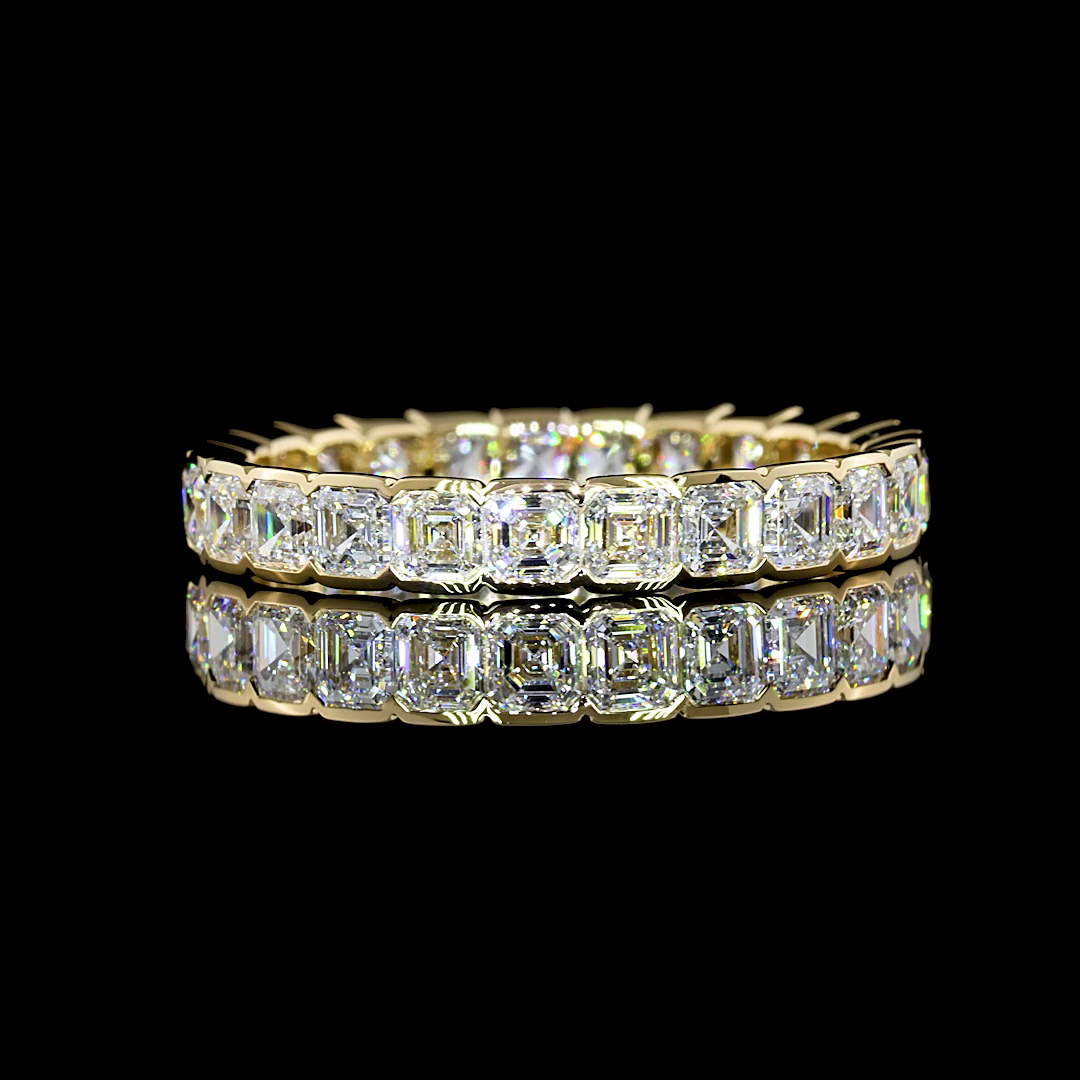 14K YELLOW GOLDEternity Band Ring