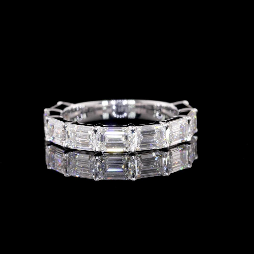 14K WHITE GOLDEternity Band Ring