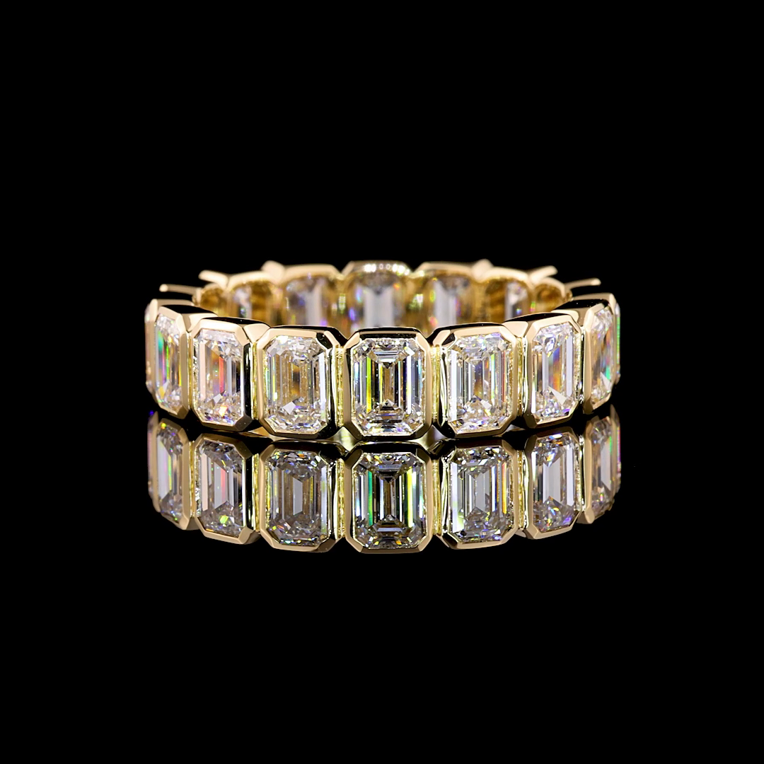 14K YELLOW GOLDEternity Band Ring