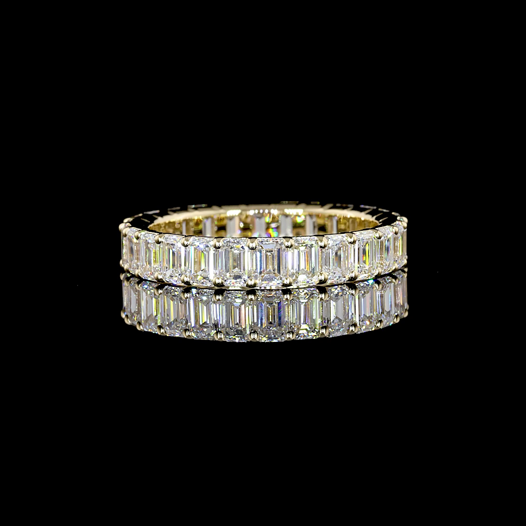 14K YELLOW GOLDEternity Band Ring