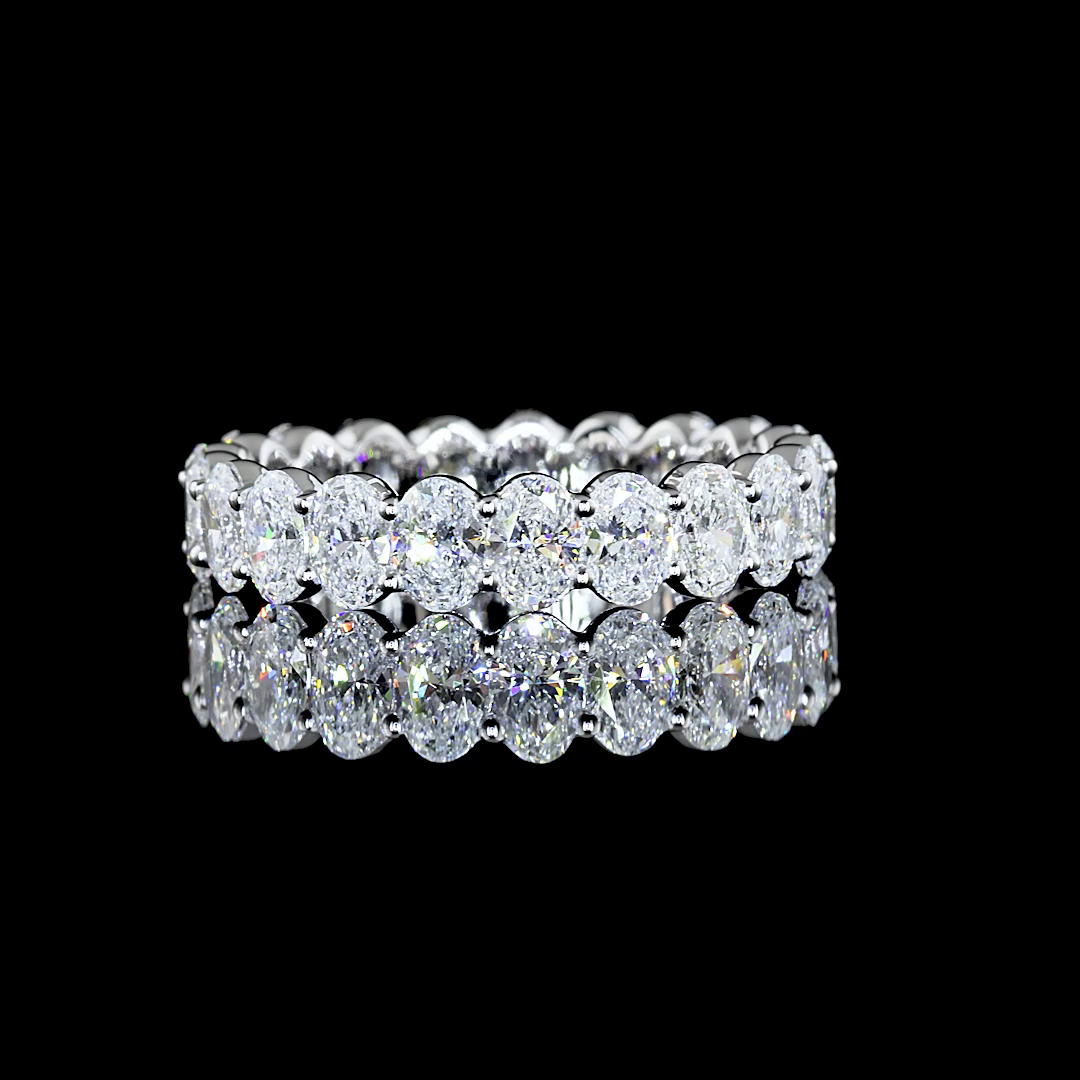 14K WHITE GOLDEternity Band Ring