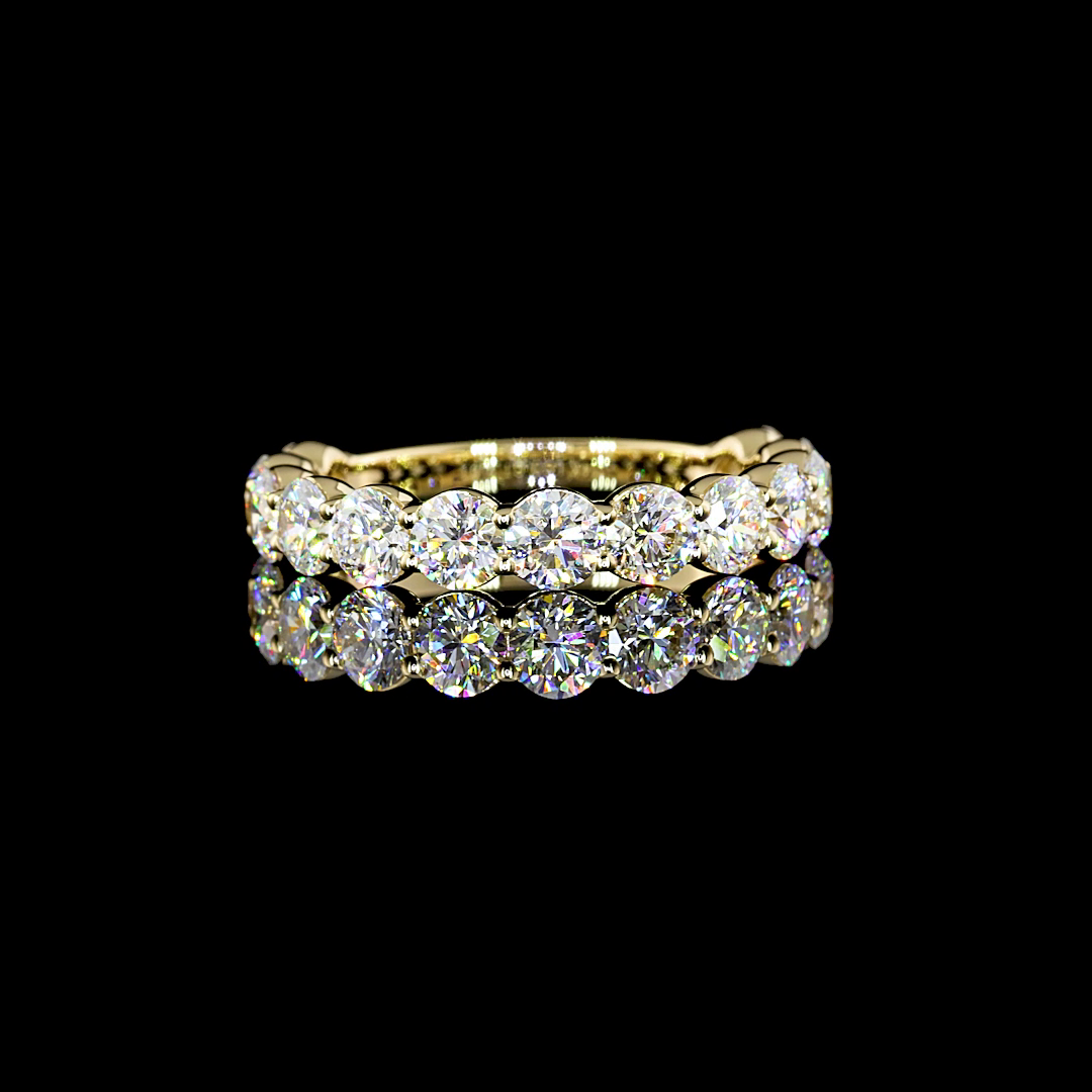 14K YELLOW GOLDEternity Band Ring