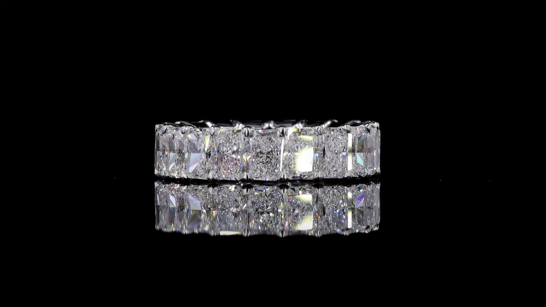 18K WHITE GOLDEternity Band Ring