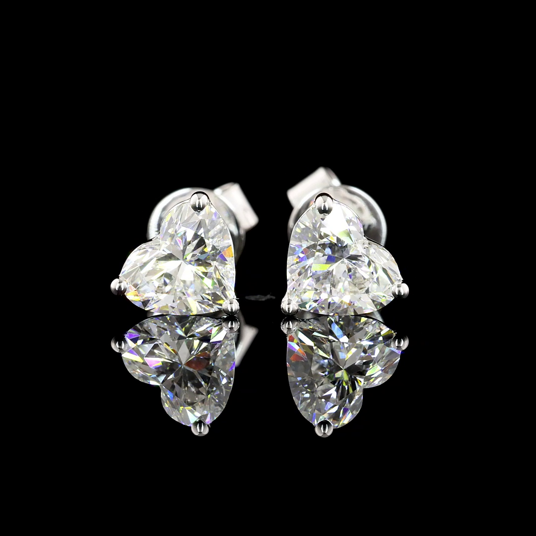 14K WHITE GOLDStuds Earrings