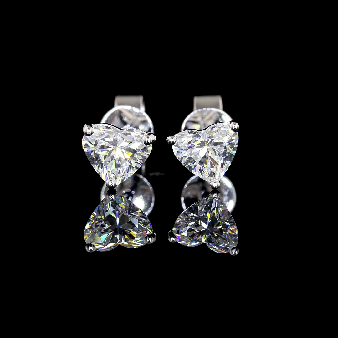 14K WHITE GOLDStuds Earrings
