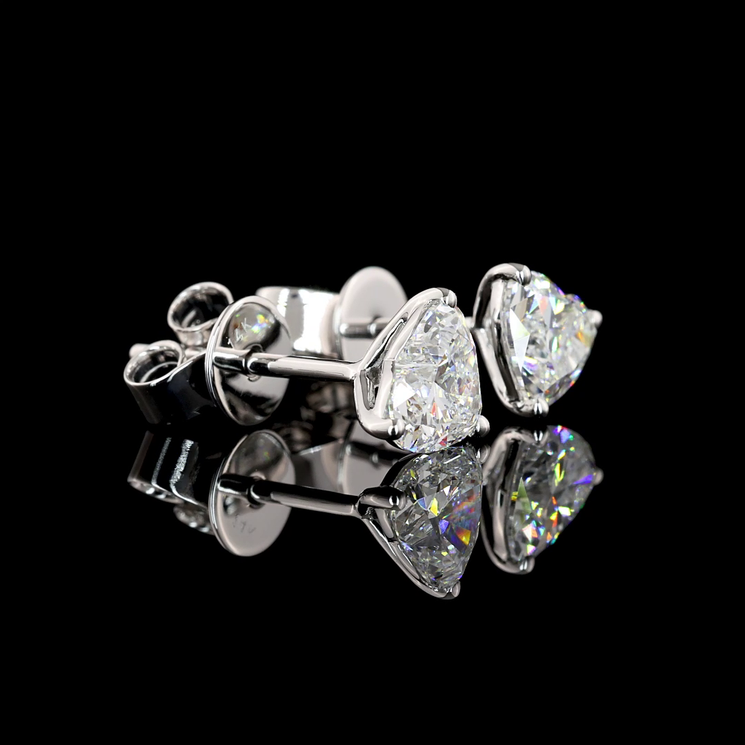 14K WHITE GOLDStuds Earrings