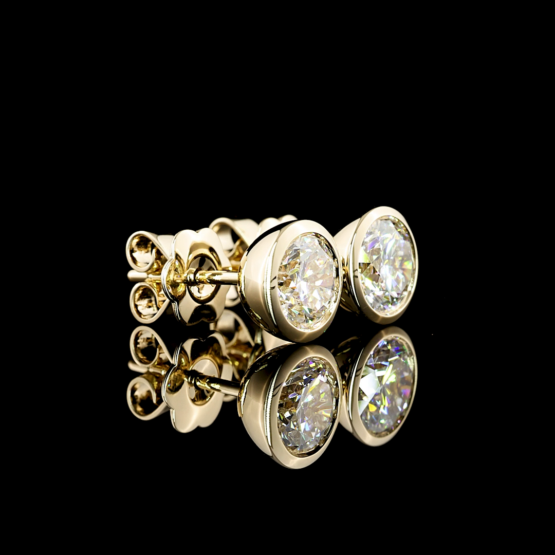 14K YELLOW GOLDStuds Earrings