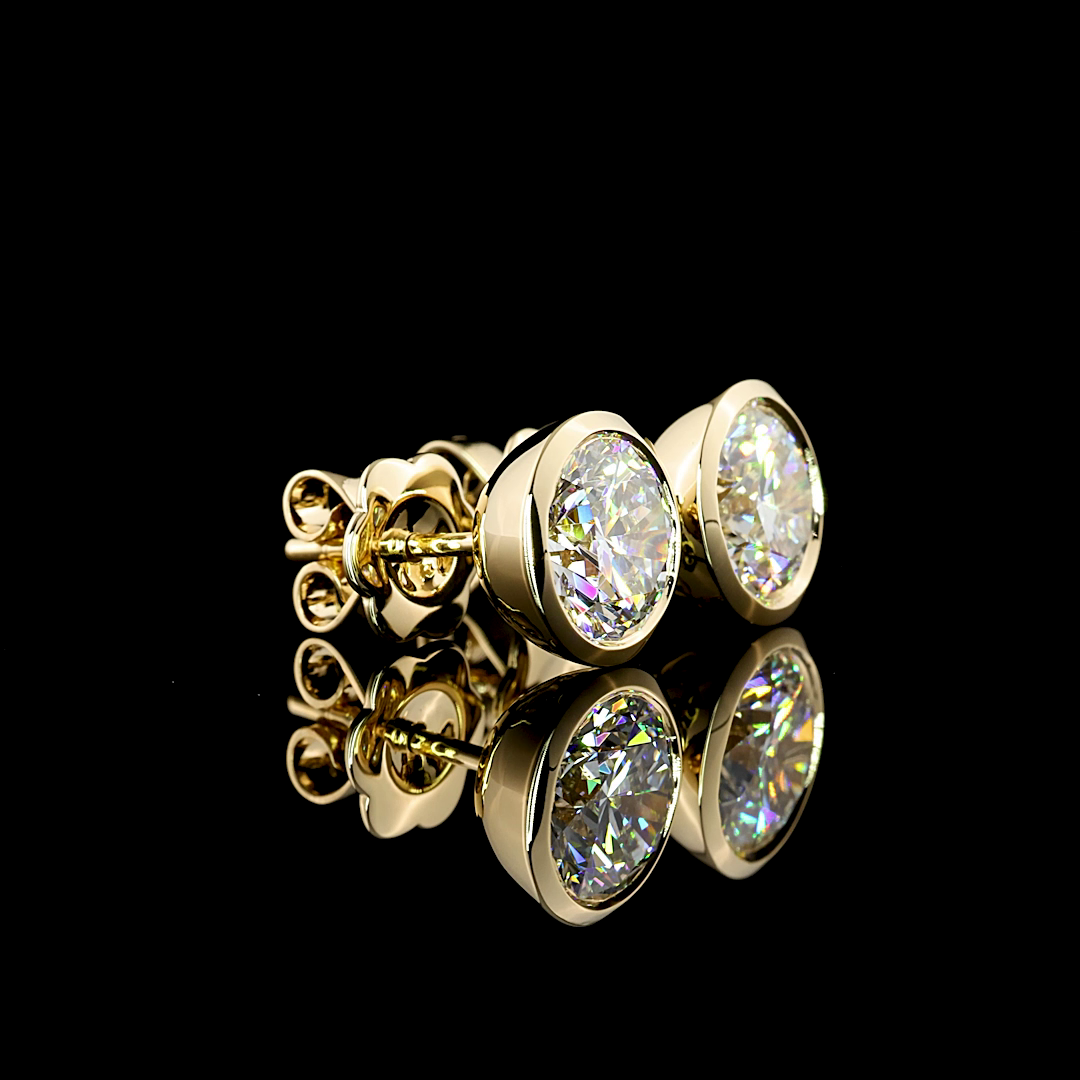 14K YELLOW GOLDStuds Earrings