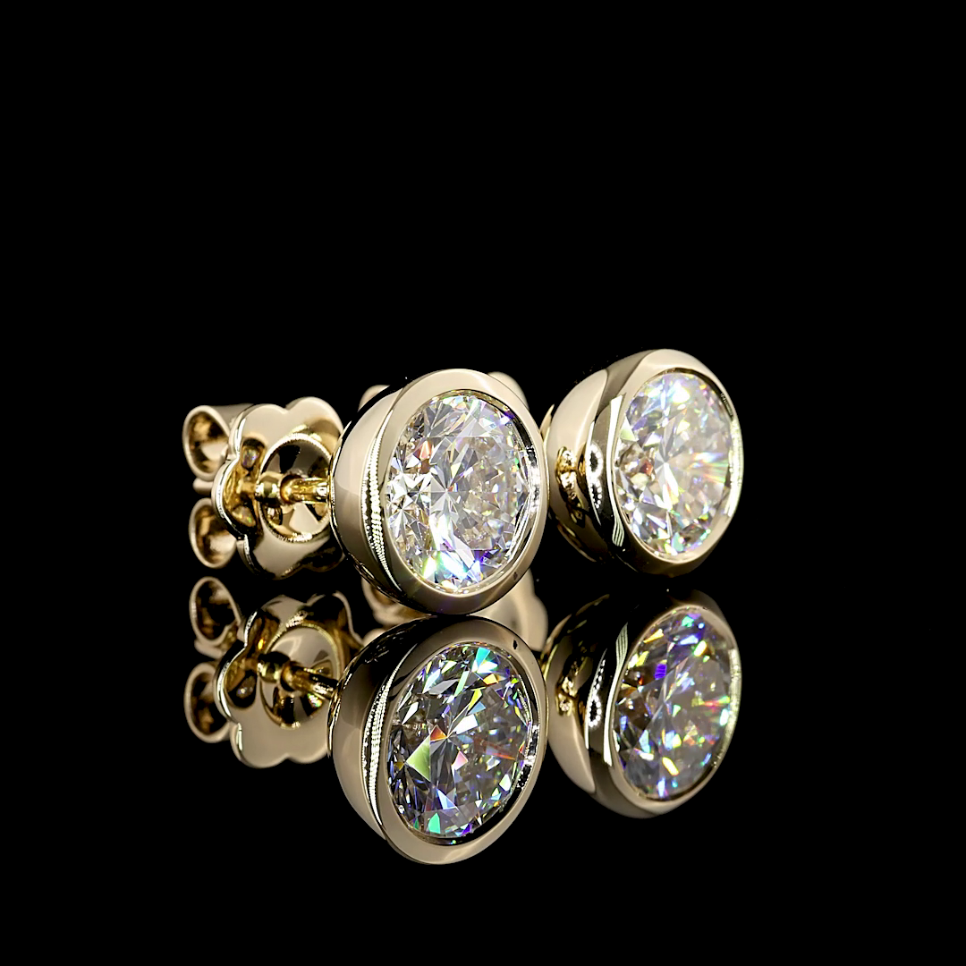 14K YELLOW GOLDStuds Earrings