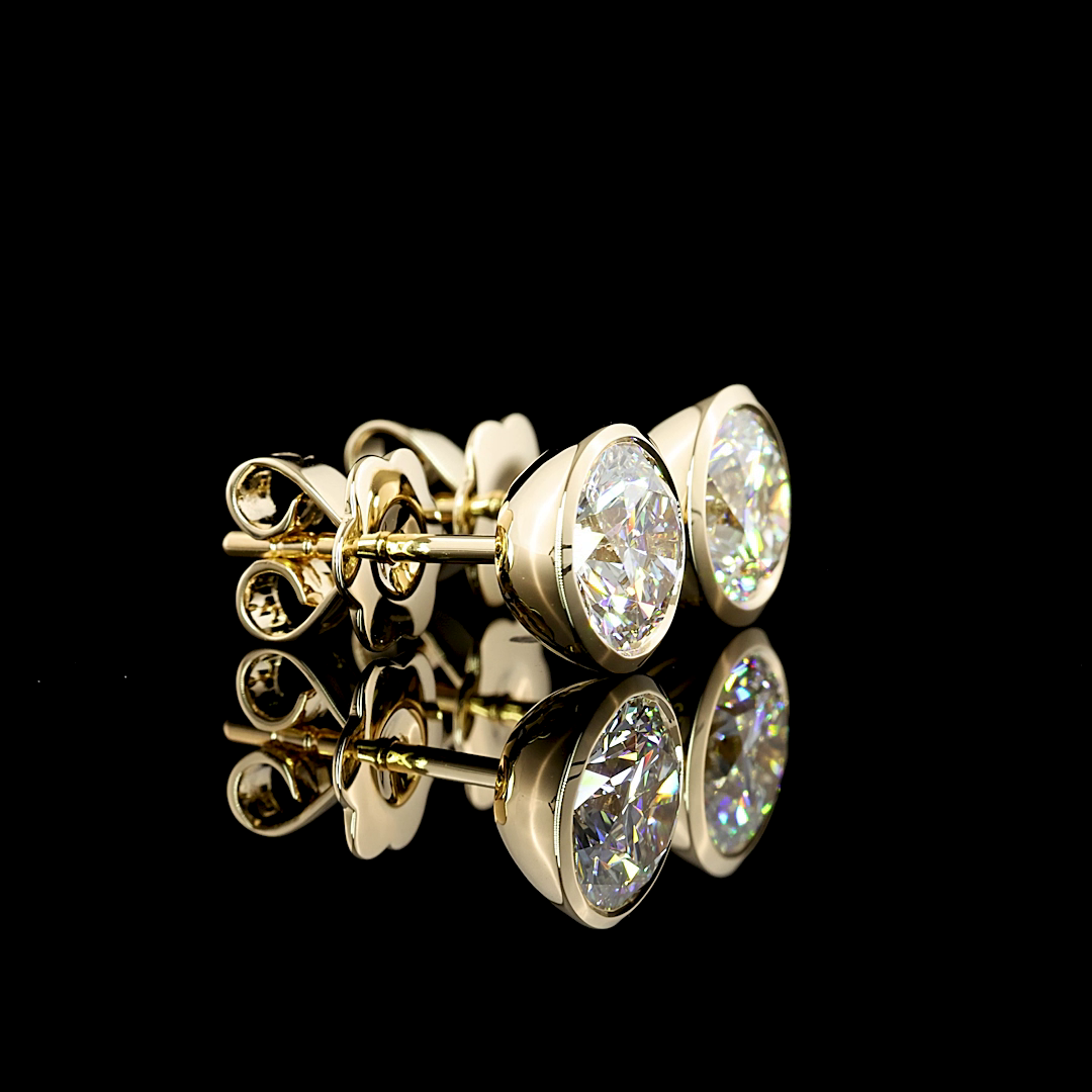 14K YELLOW GOLDStuds Earrings