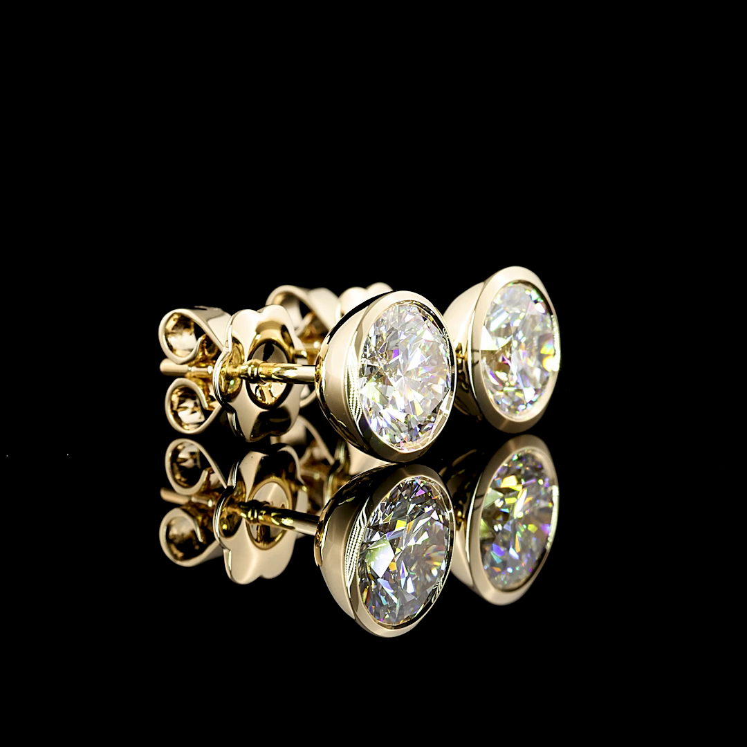 14K YELLOW GOLDStuds Earrings