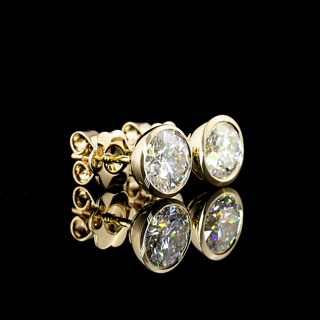 14K YELLOW GOLDStuds Earrings