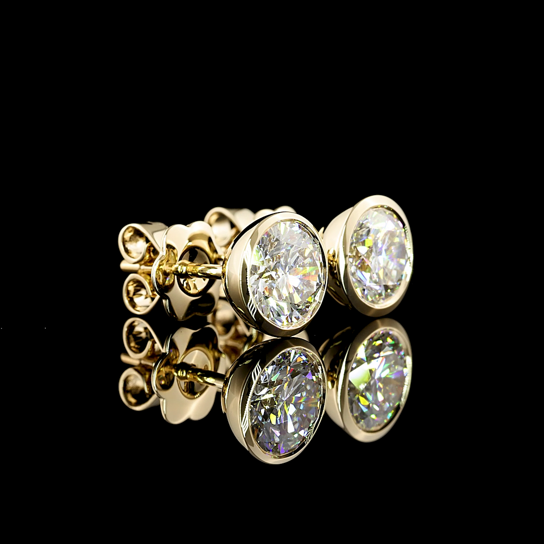 14K YELLOW GOLDStuds Earrings