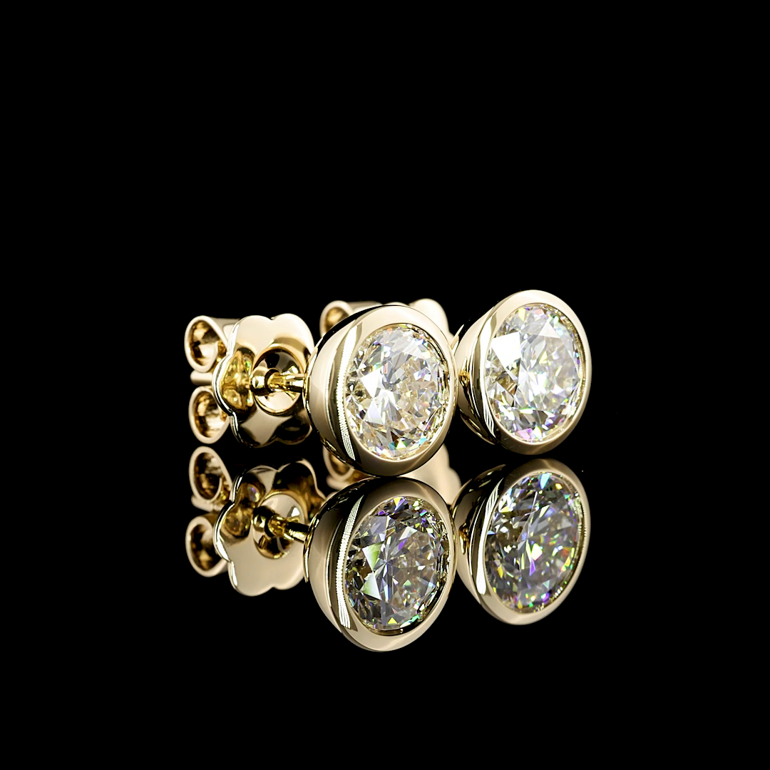 14K YELLOW GOLDStuds Earrings