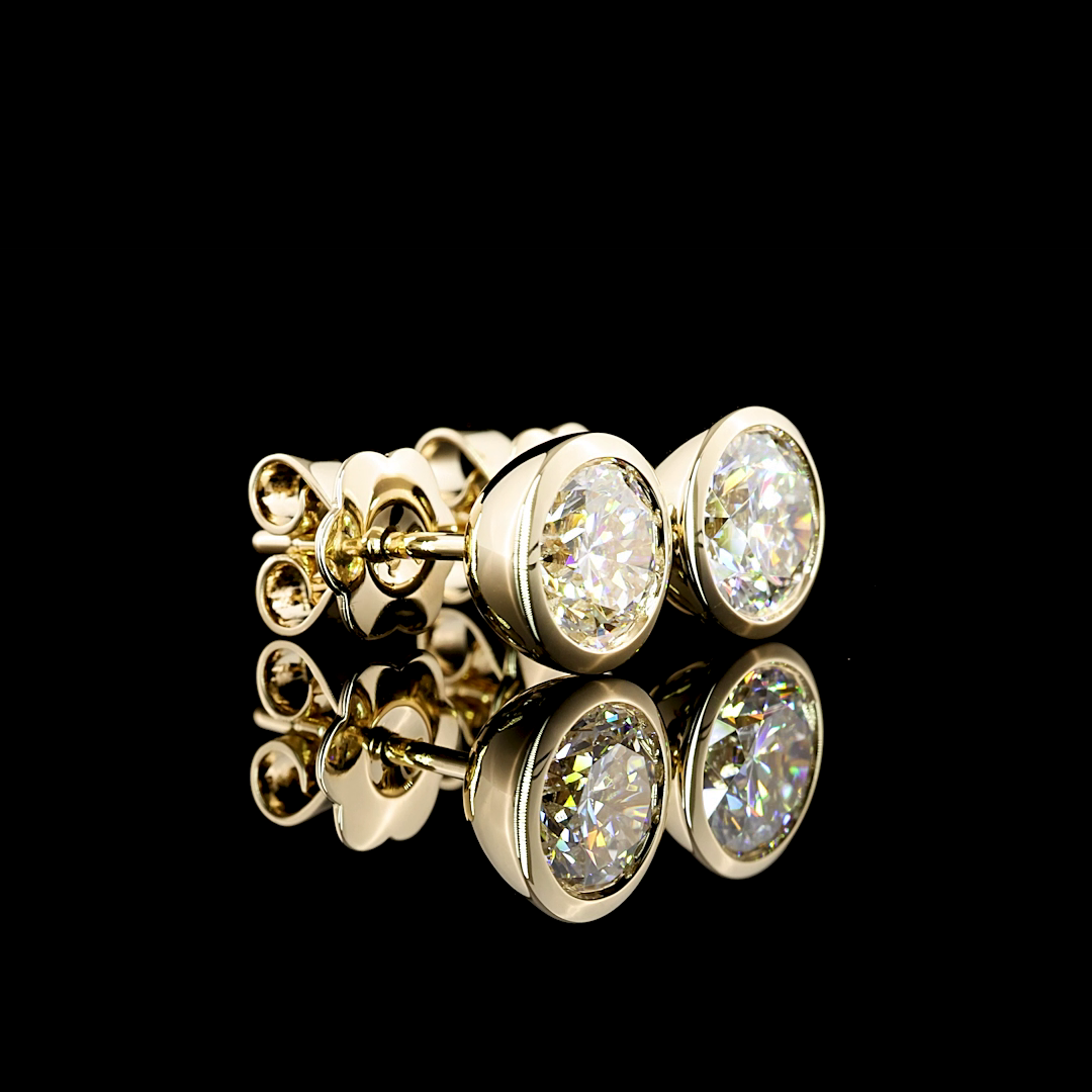14K YELLOW GOLDStuds Earrings
