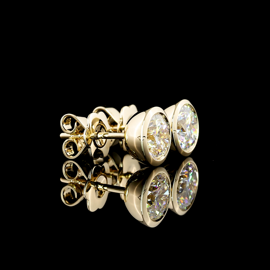 14K YELLOW GOLDStuds Earrings