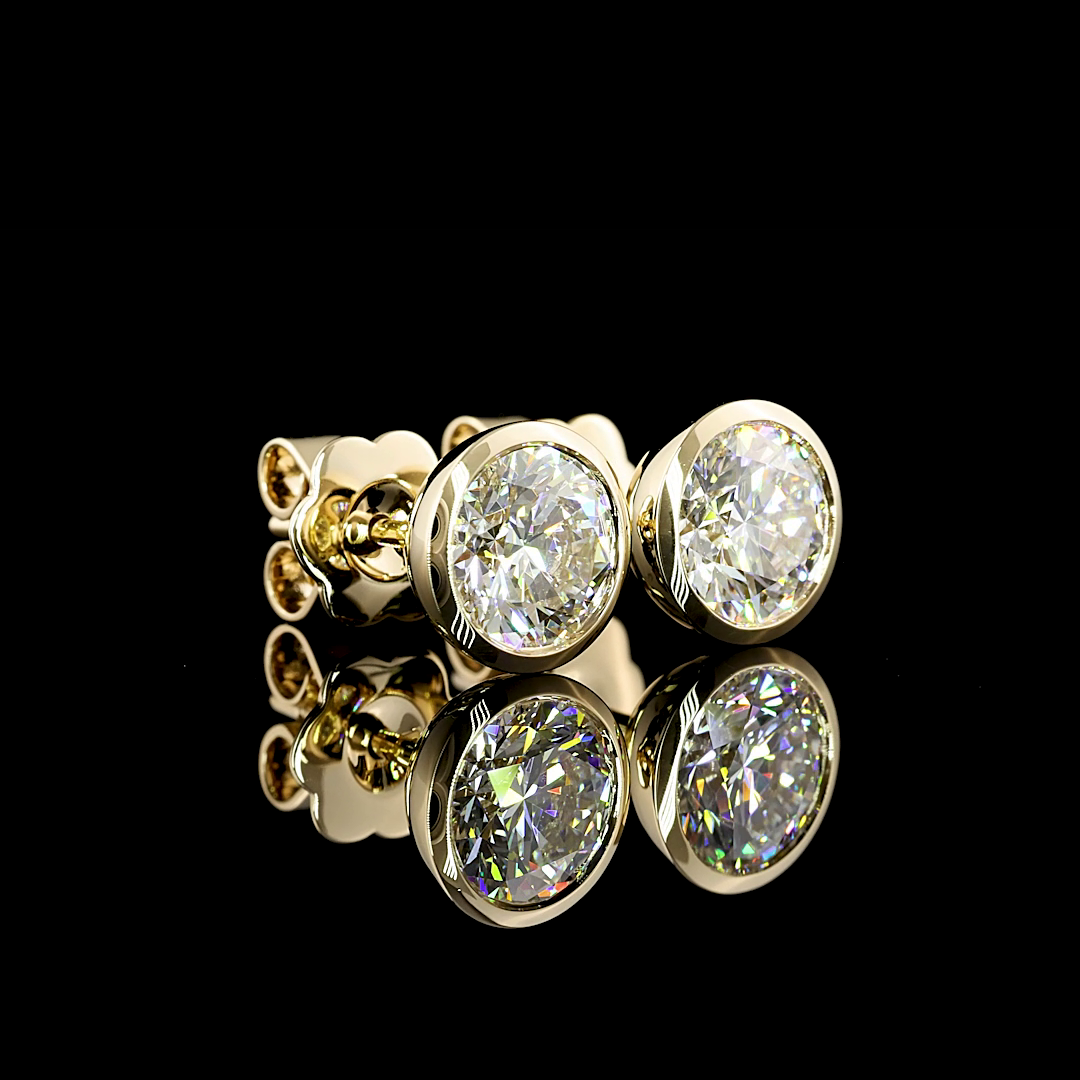 14K YELLOW GOLDStuds Earrings