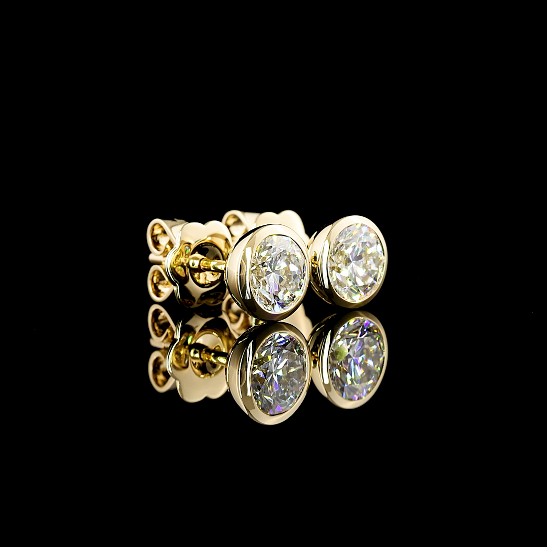 14K YELLOW GOLDStuds Earrings