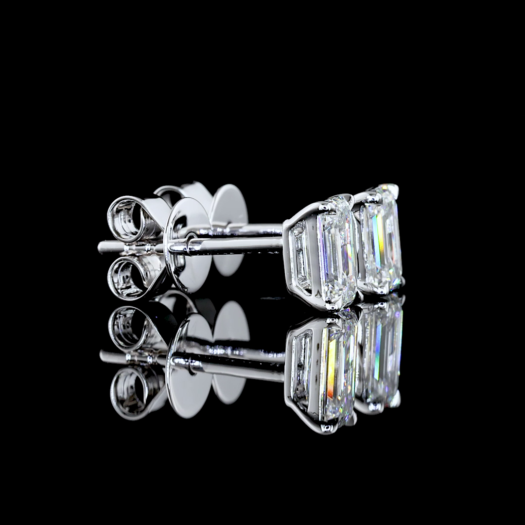 14K WHITE GOLDStuds Earrings