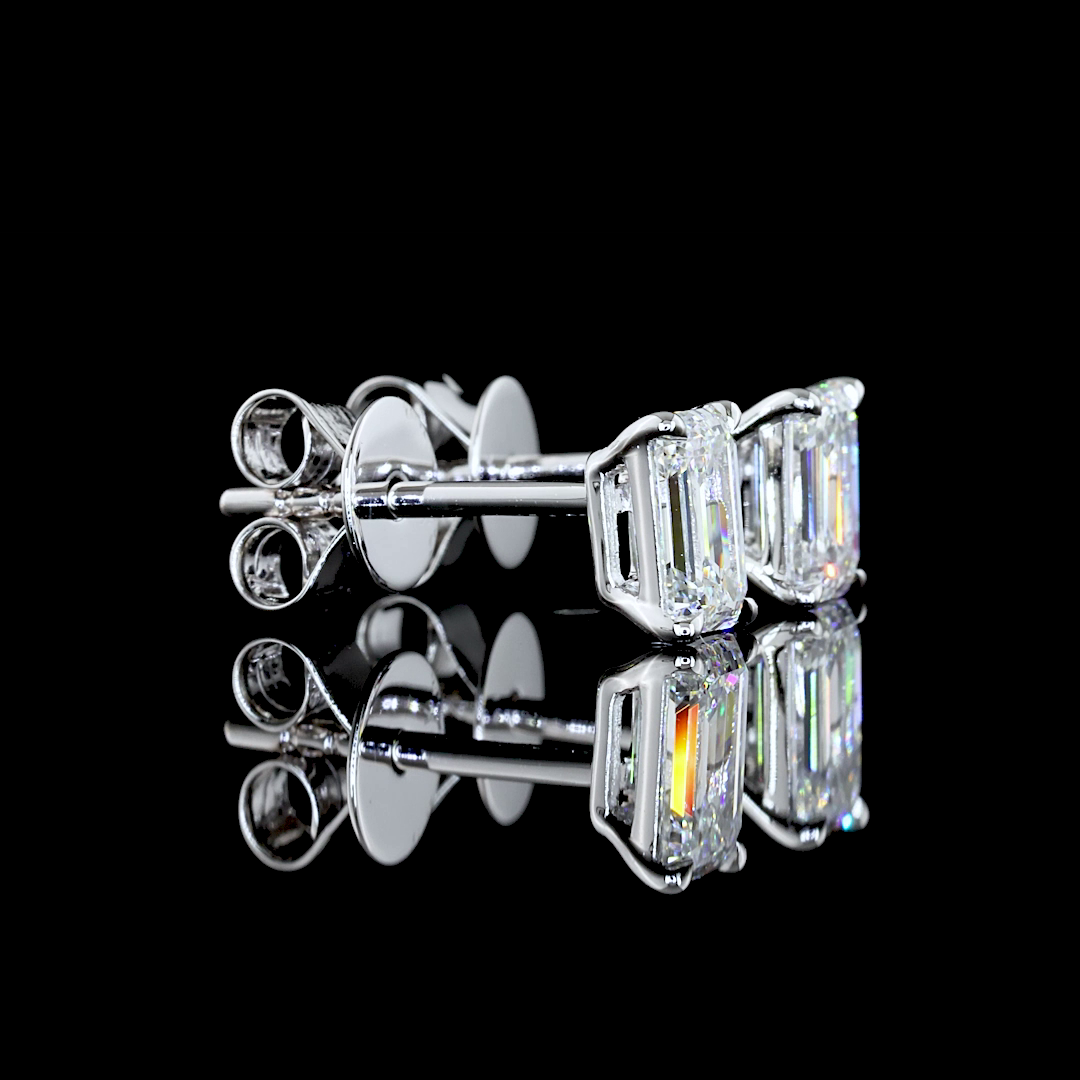 14K WHITE GOLDStuds Earrings