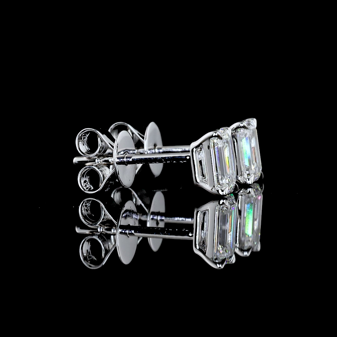 14K WHITE GOLDStuds Earrings