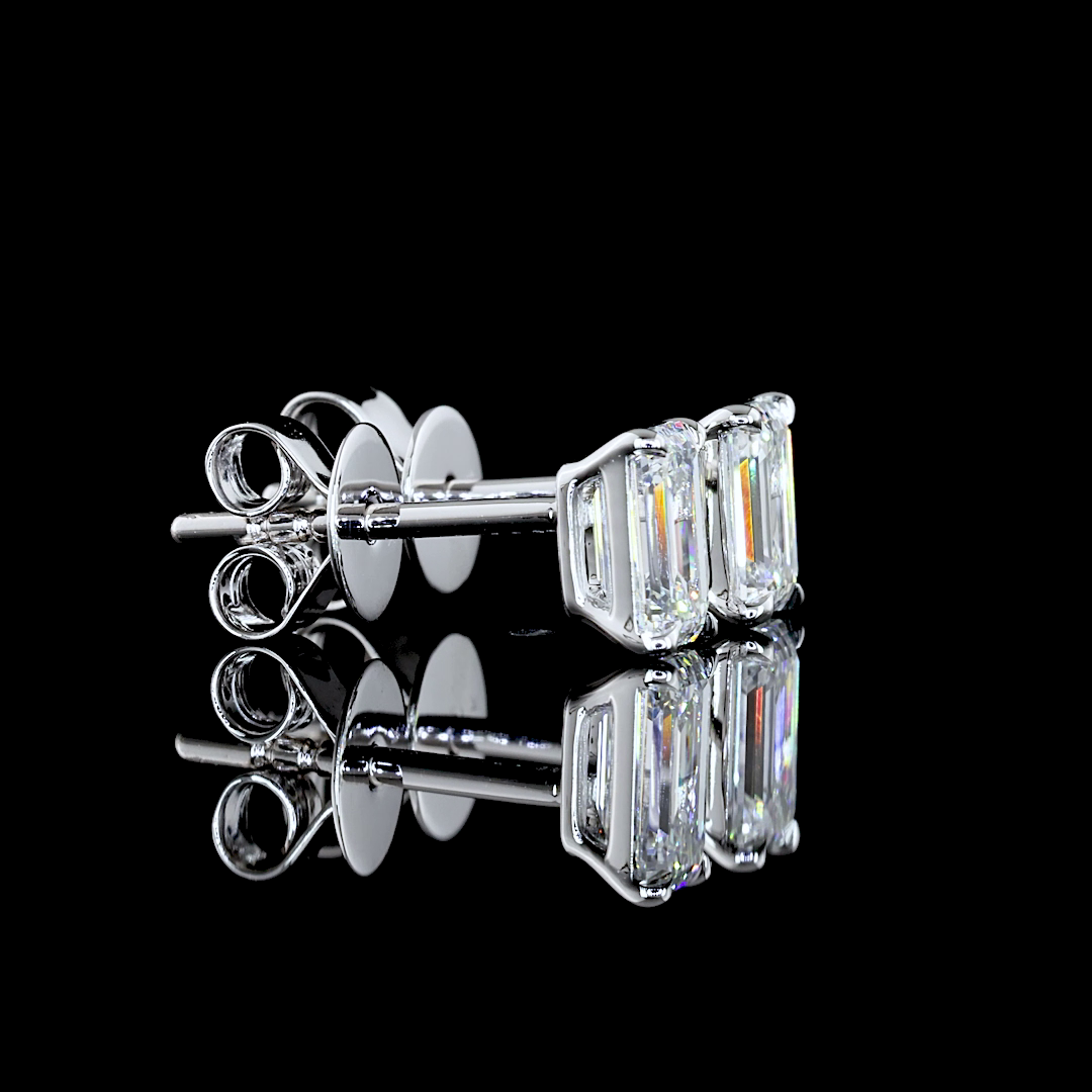 14K WHITE GOLDStuds Earrings