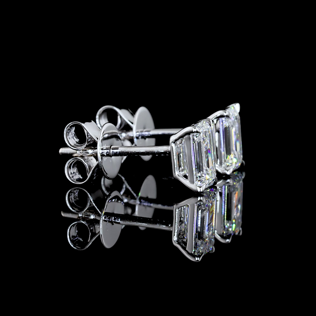 14K WHITE GOLDStuds Earrings