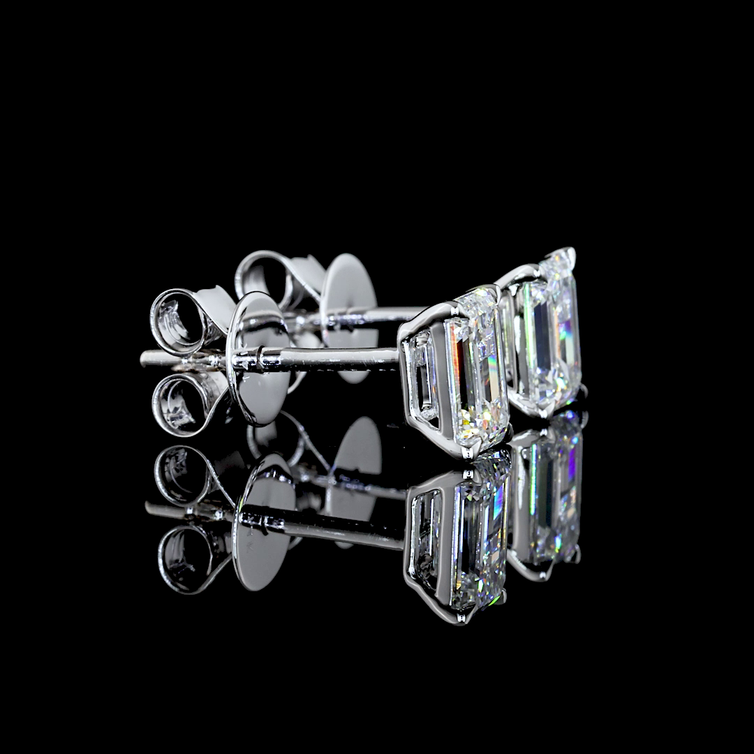 14K WHITE GOLDStuds Earrings
